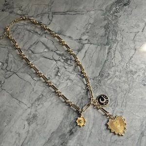 Foudrae inspired gold plated necklace